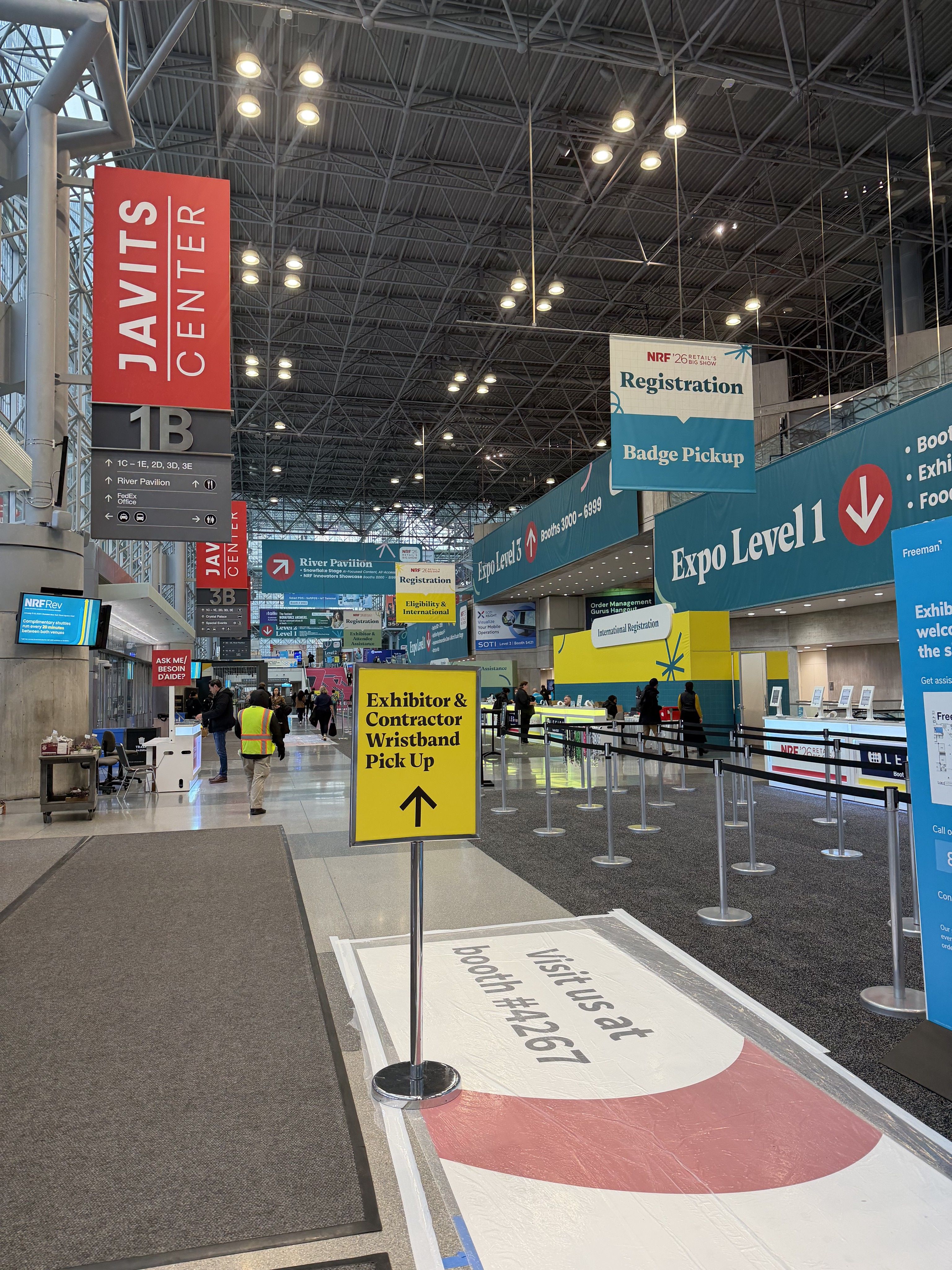 NRF trade show registration and expo entry